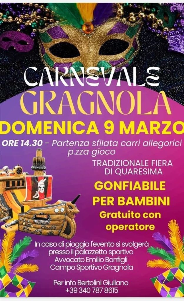 Carnevale a Gragnola 2025